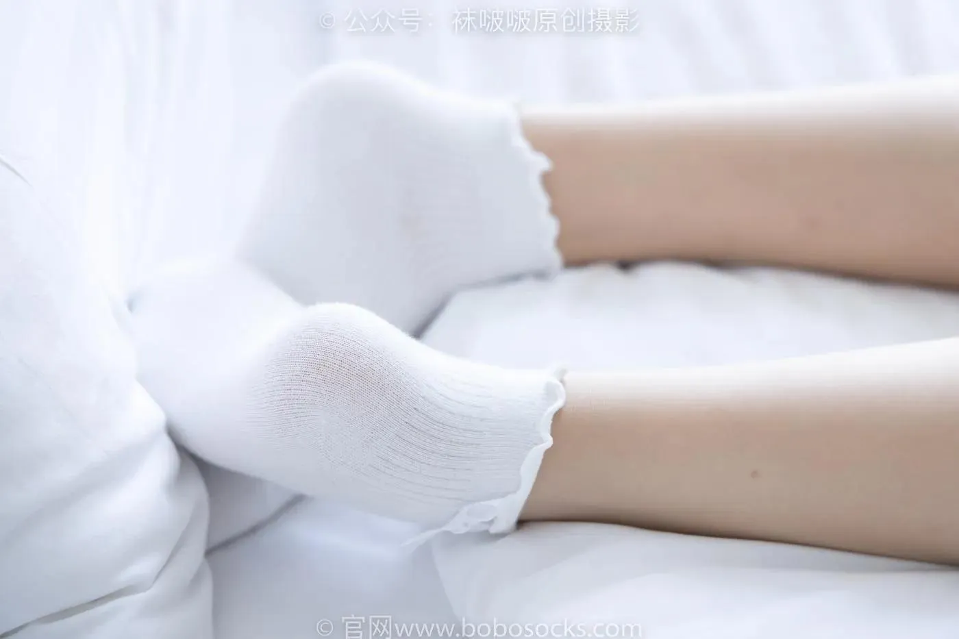 [BoBoSocks袜啵啵]NO.163 小甜豆-空军一号板鞋、白棉袜、肉丝 [135P]插图5